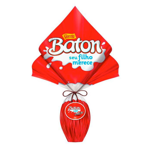 Baton Easter Egg filled with milk chocolate